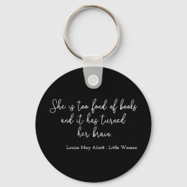Porte-clés Citation de Little Women II - Style d'écriture