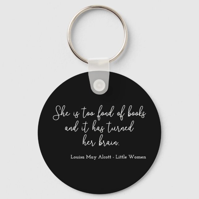 Porte-clés Citation de Little Women II - Style d'écriture (Recto)