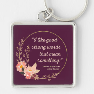 Porte-clés Citation de Little Women IV - Style mignon