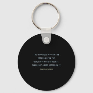 Porte-clés Citation De Marcus Aurelius, Mindset Motivational