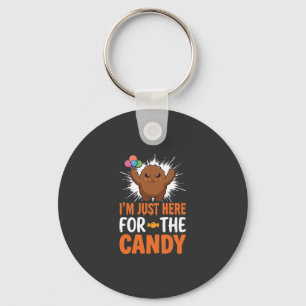 Porte-clés Citation de Monstre de Bonbons d'Halloween Design