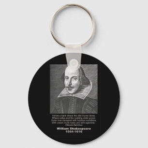 Porte-clés Citation de Shakespeare Le rêve de la nuit d'été