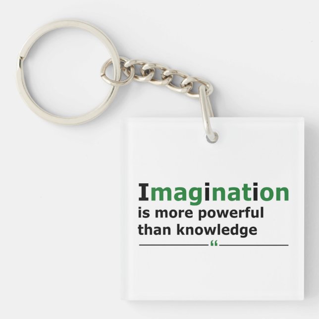 Porte-clés Citation de vie motivante (Devant)