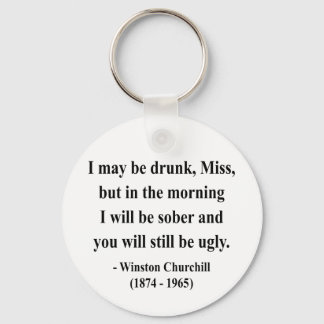 Porte-clés Citation de Winston Churchill 2a