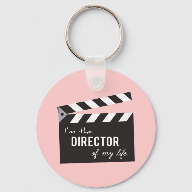 Porte-clés Citation, Directeur de ma vie, Conseil d'action (Recto)