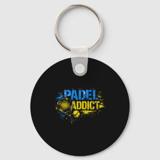 Porte-clés Citation drôle de fan de padel