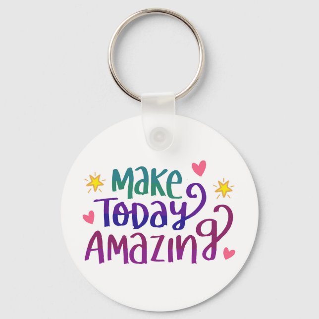 Porte-clés Citation inspirationnelle et motivationnelle (Recto)