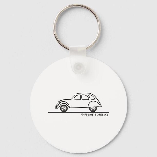 Porte-clés Citroen 2CV (Recto)