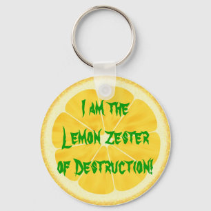 Porte-clés Citron Zester de destruction !