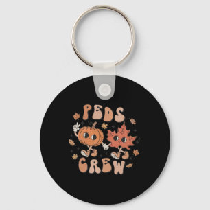 Porte-clés CITROUILLE de l'équipage PEDS Thanksgiving Fall Nu