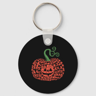 Porte-clés Citrouille de puzzle d'autisme Halloween Autisme H