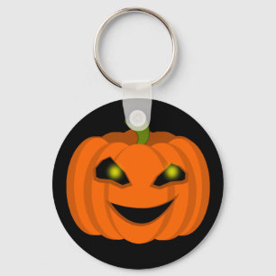 Porte-clés Citrouille d'Halloween effrayant