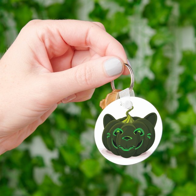 Porte-clés Citrouille d'Halloween vert (Créateur téléchargé)