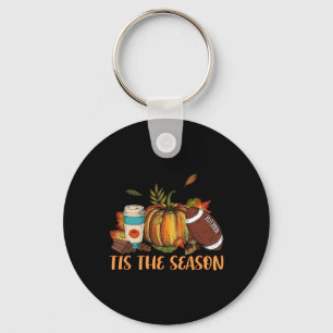 Porte-clés Citrouille Spice Football C'Est La Saison Automne 