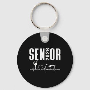 Porte-clés Cl de 2026 Senior Thème Gymnastique Gymnaste Batte