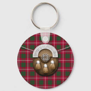 Porte-clés Clan Crawford Tartan Et Sporran