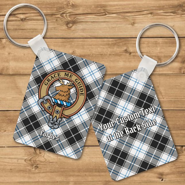 Porte-clés Clan Forbes Crest sur la robe Tartan (Créateur téléchargé)