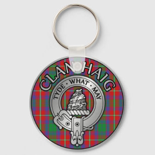 Porte-clés Clan Haig Crest & Tartan