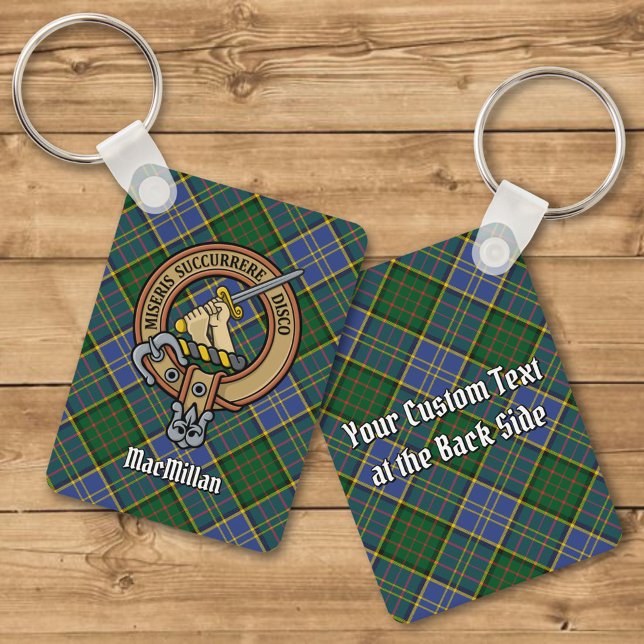 Porte-clés Clan MacMillan Crest sur la chasse Tartan (Créateur téléchargé)
