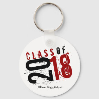 Porte-clés Classe artistique Rouge, Noir et Blanc de 2018