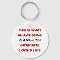 classe de 1959 diplômé, porte - clé génial
