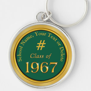 Porte-clés Classe de 1967 Réunion donne vos COULEURS et le TE