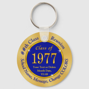 Porte-clés Classe de 1977, Custom, Class Reunion Party Favors