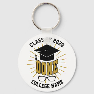 Porte-clés Classe de 2022 Terminé Graduation Novelty Grad