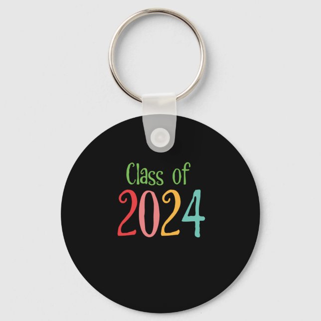 Porte-clés Classe de 2024 Retour à l'année d'obtention du dip (Recto)