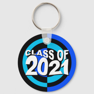 Porte-clés Classe du noir 2021 bleu de porte - clé