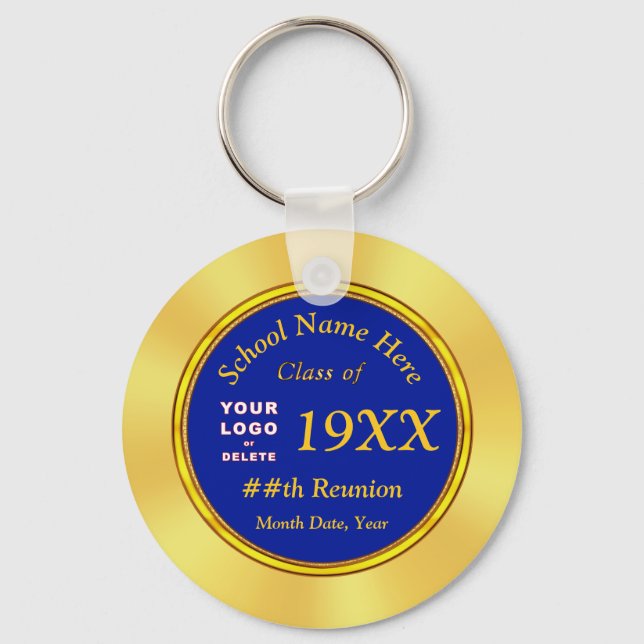 Porte-clés Classe économique Souvenirs de réunion, logo, text (Recto)