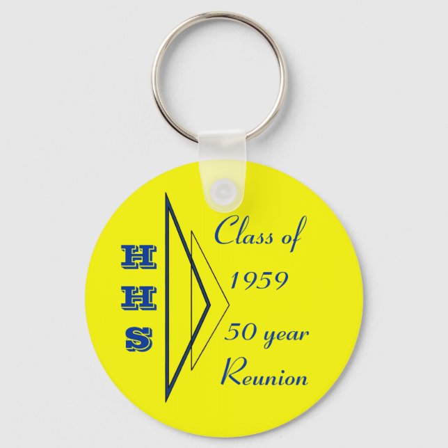 Porte-clés Classe Hastings de 1959 50e réunion (Recto)