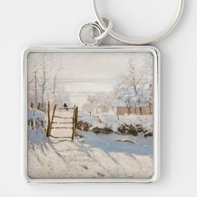 Porte-clés Claude Monet - Le Magpie (Devant)
