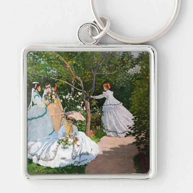 Porte-clés Claude Monet - Les femmes dans le jardin (Devant)