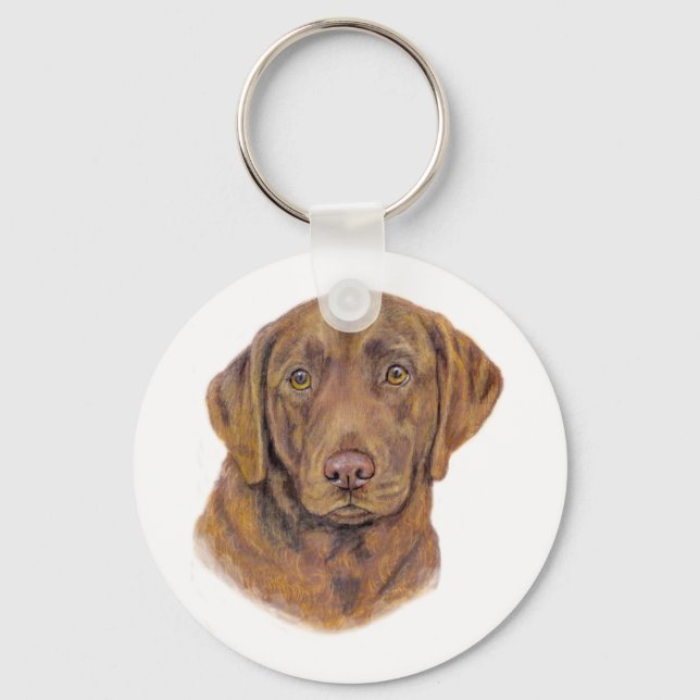 Porte-clés Clavier : Chesapeake Bay Retriever (Recto)