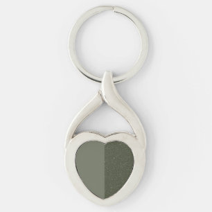 Porte-clés Clavier Coeur Verticale De La Mousse Fractionnée (