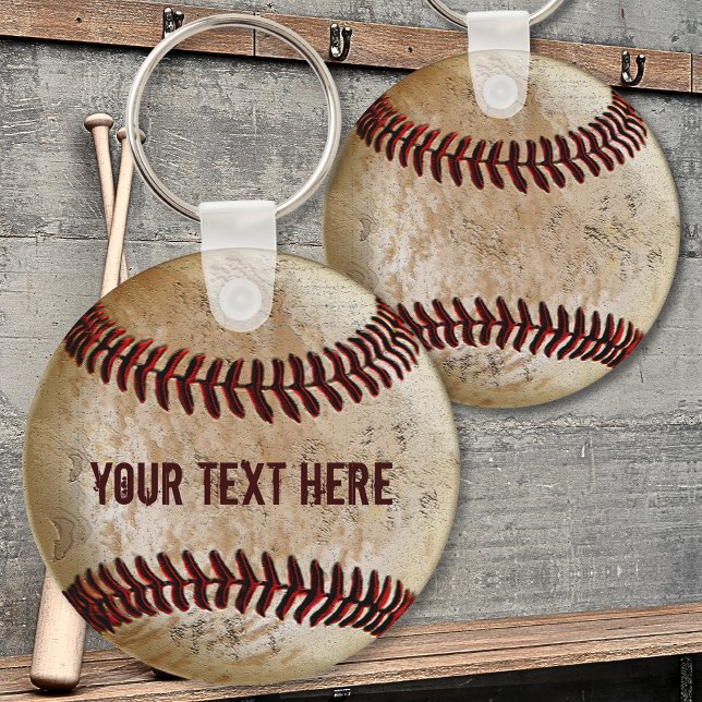 Porte-clés Clavier de baseball personnalisé pour TEAM ou COAC (Gift ideas for baseball team. Baseball gifts for players from coach. Baseball team gifts. )