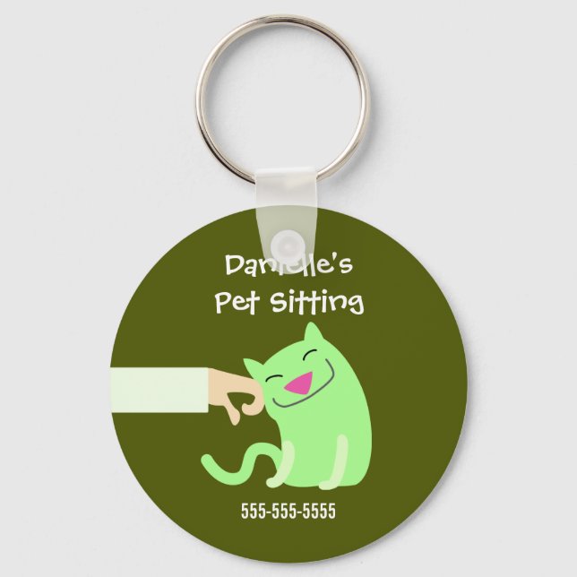 Porte-clés Clavier de Cat Sitter (Recto)