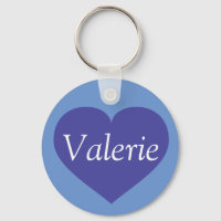 Clavier de coeur bleu