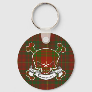 Porte-clés Clavier de crâne Cameron Tartan