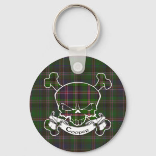 Porte-clés Clavier de crâne Cooper Tartan