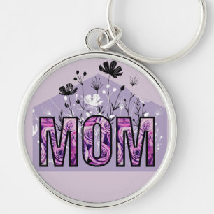 Porte-clés Clavier de maman fleur