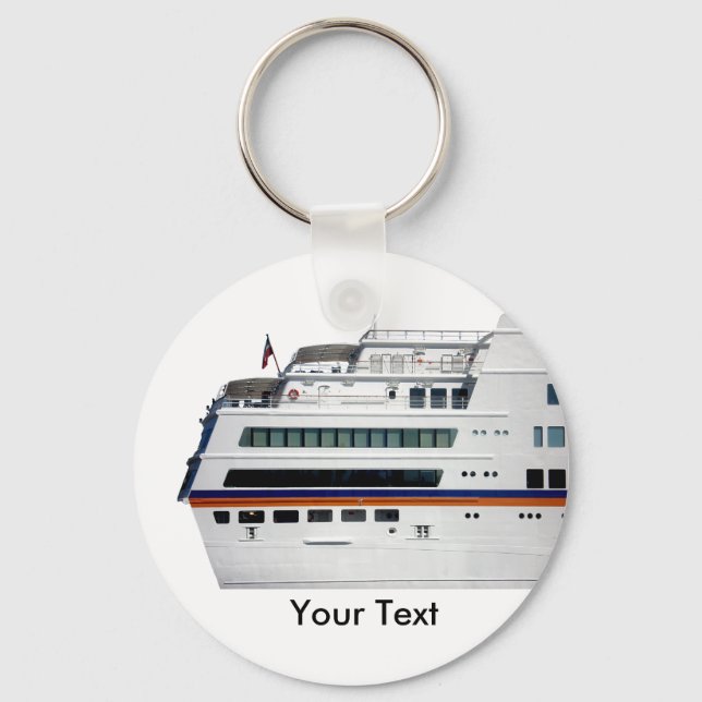 Porte-clés Clavier des ponts couverts de bateau de croisière  (Recto)
