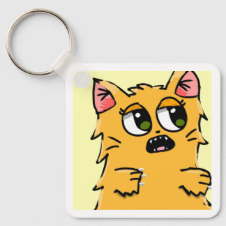 Porte-clés Clavier en aluminium pour chat Ginger Cute