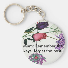 Porte-clés Clavier fleuri pour mamans