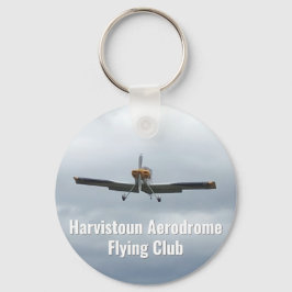 Porte-clés Clavier Flying Club avec avion léger.
