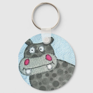 Porte-clés Clavier - Hippo affamé