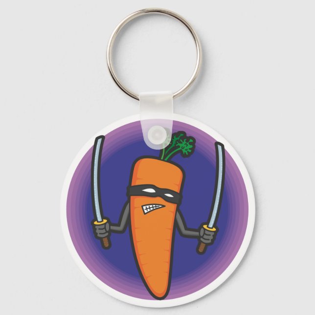 Porte-clés Clavier Ninja Carrot (Recto)