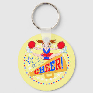 Porte-clés Clavier pom-pom girl