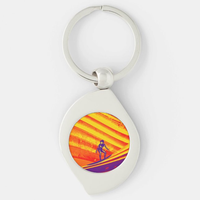 Porte-clés Clavier, Surfer Girl (Devant)